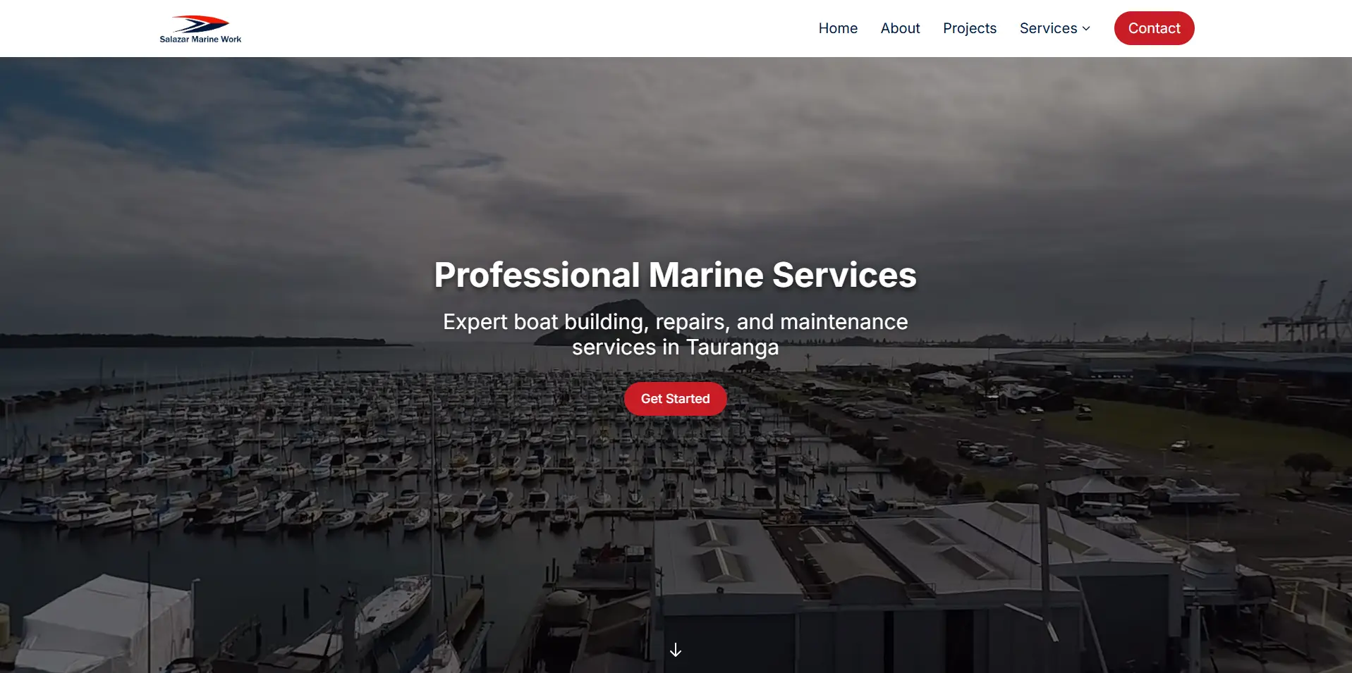 Salazar Marine website